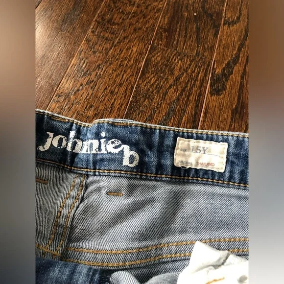 Mini Boden / Johnnie B Boys 15Y Medium Vintage Washed Denim Jean Shorts - EUC! - Picture 4 of 12